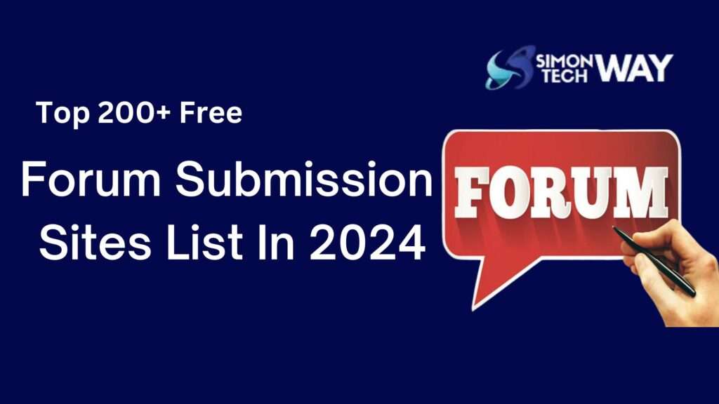 Forum submission sites list